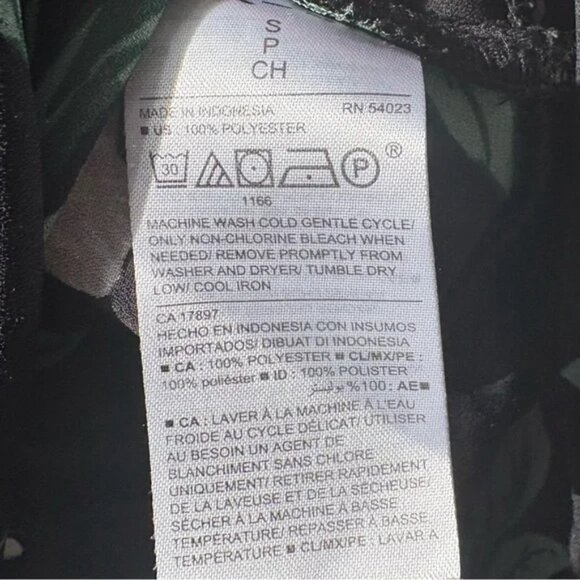 Old Navy Multicolor Floral Long Sleeve Babydoll Blouse womens Small - Picture 4 of 8